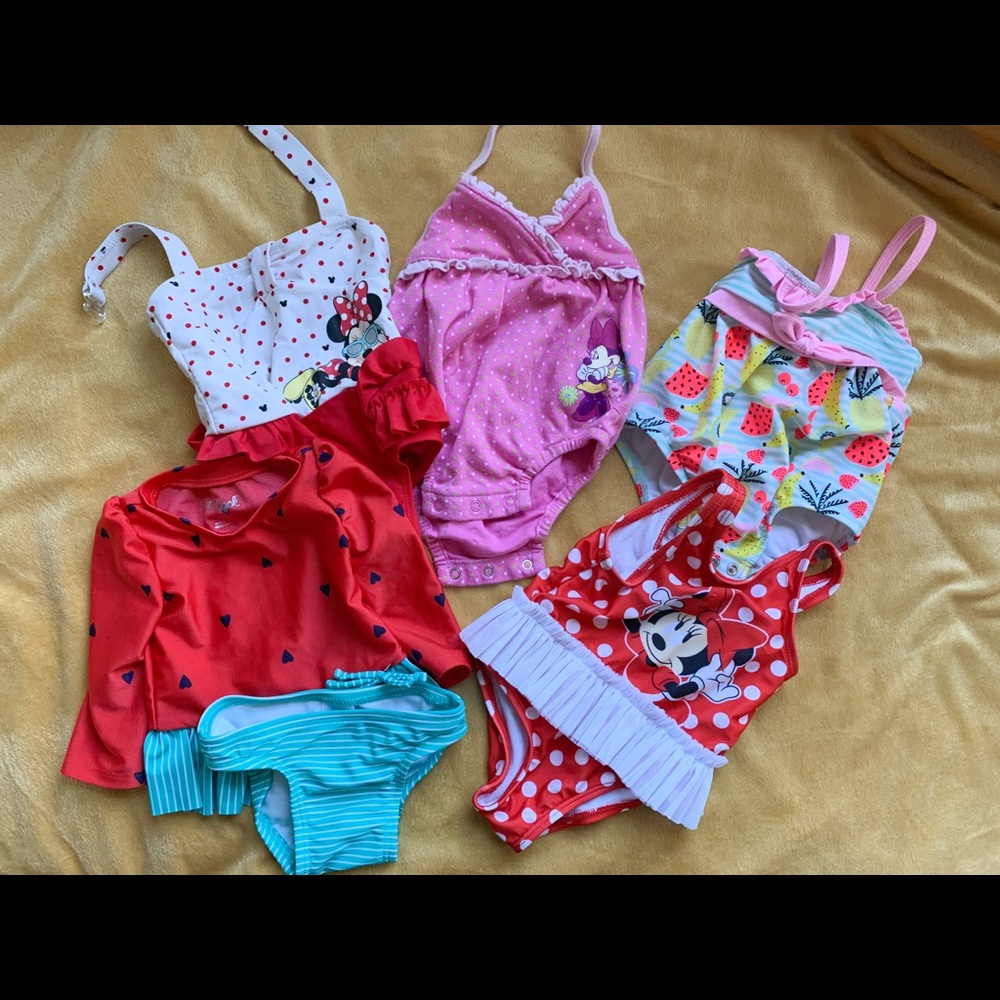 3-6 mo girls swim bundle